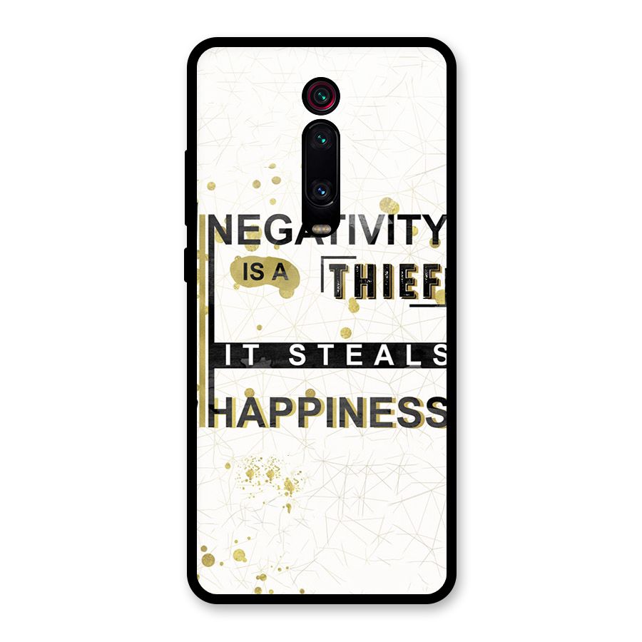 Negativity Thief Glass Back Case for Redmi K20 Pro