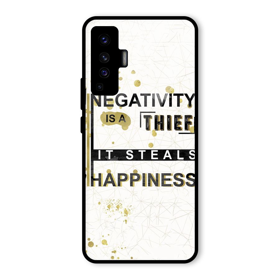 Negativity Thief Glass Back Case for Vivo X50