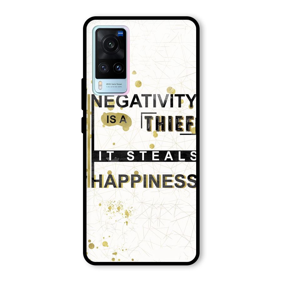 Negativity Thief Glass Back Case for Vivo X60