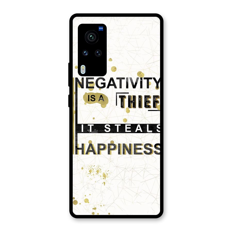 Negativity Thief Glass Back Case for Vivo X60 Pro