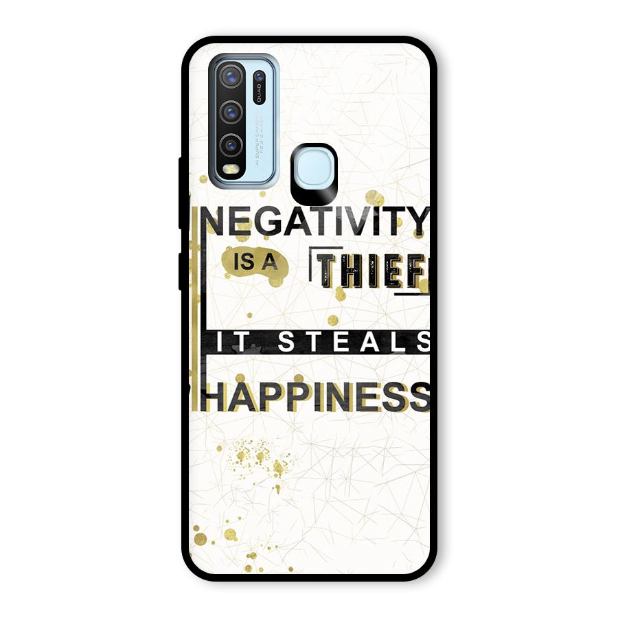 Negativity Thief Glass Back Case for Vivo Y50
