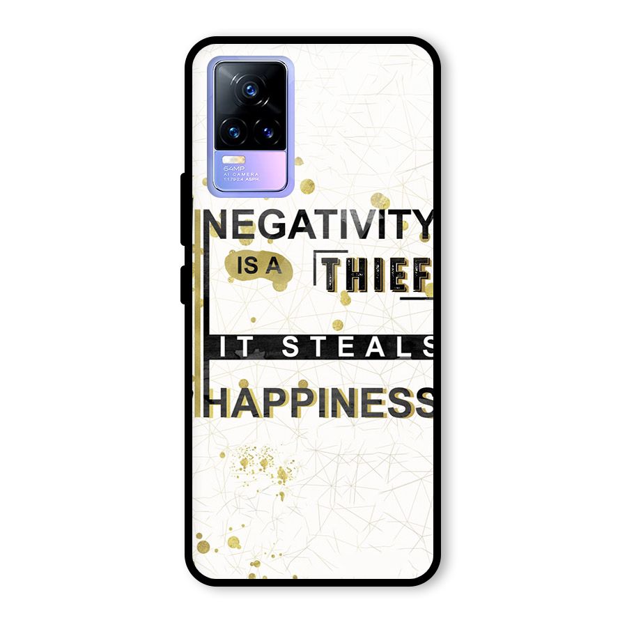 Negativity Thief Glass Back Case for Vivo Y73