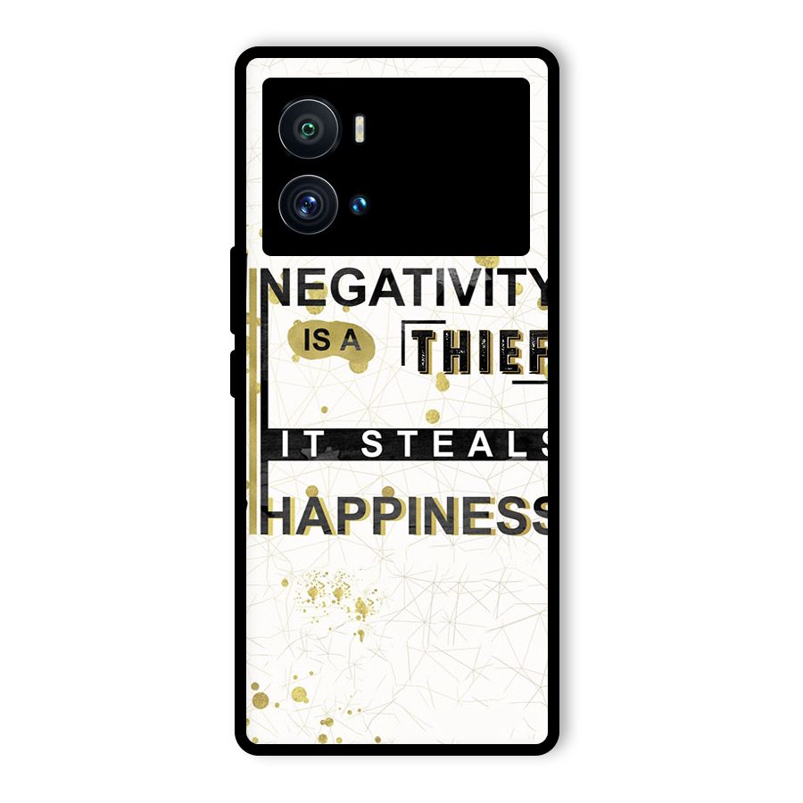 Negativity Thief Glass Back Case for Vivo iQOO 9 Pro