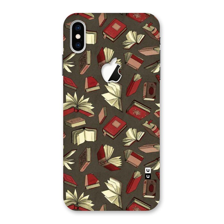 Nerd Head Back Case for iPhone XS Max Apple Cut