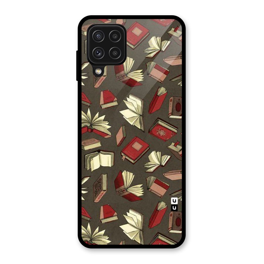 Nerd Head Glass Back Case for Galaxy A22 4G