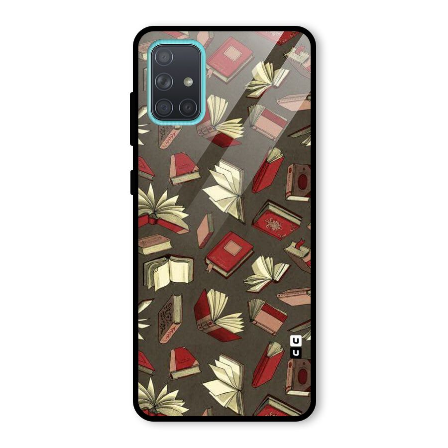 Nerd Head Glass Back Case for Galaxy A71
