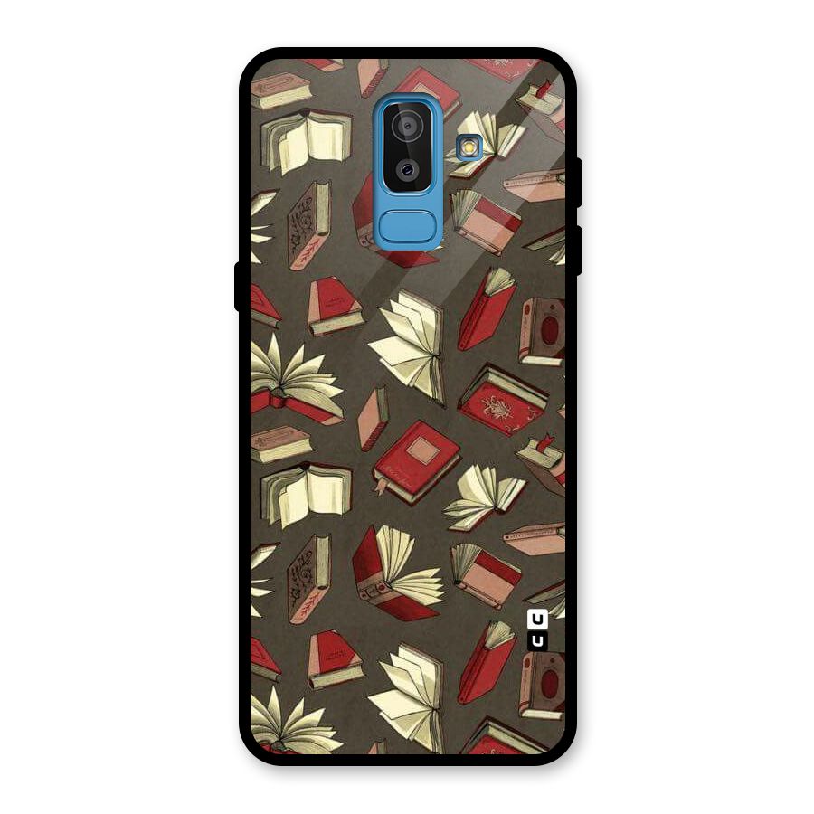 Nerd Head Glass Back Case for Galaxy J8