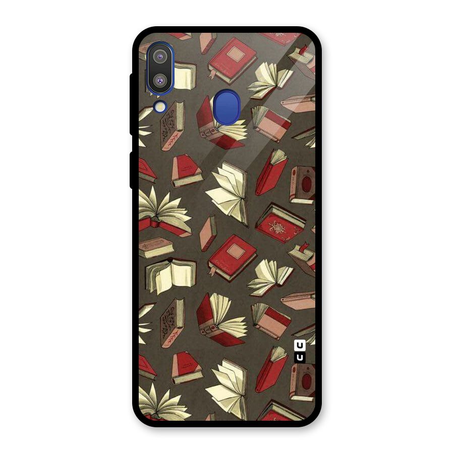 Nerd Head Glass Back Case for Galaxy M20