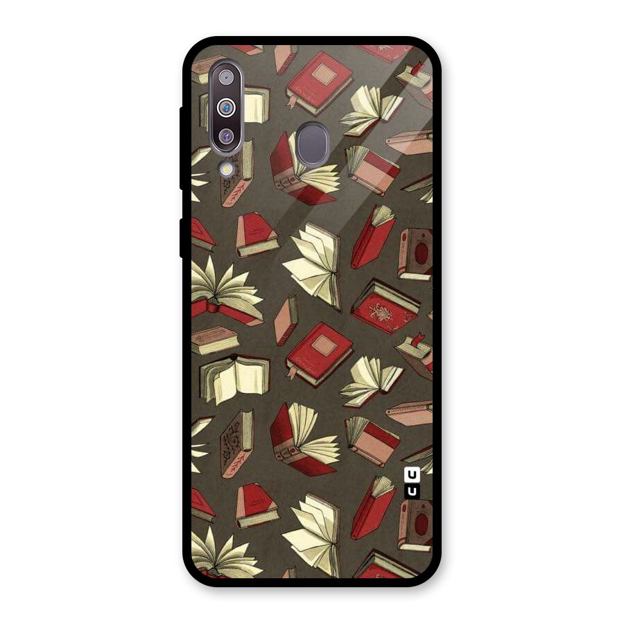 Nerd Head Glass Back Case for Galaxy M30