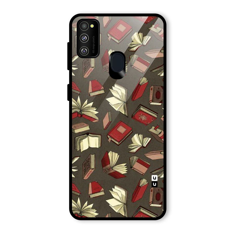 Nerd Head Glass Back Case for Galaxy M30s