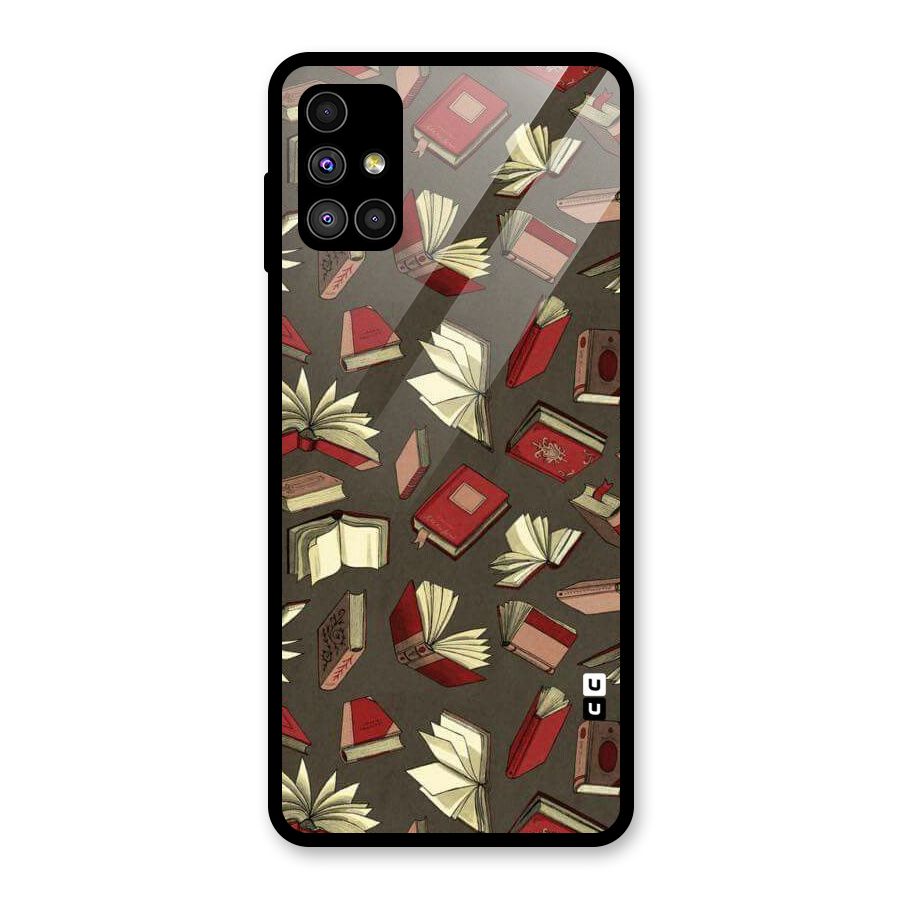 Nerd Head Glass Back Case for Galaxy M51
