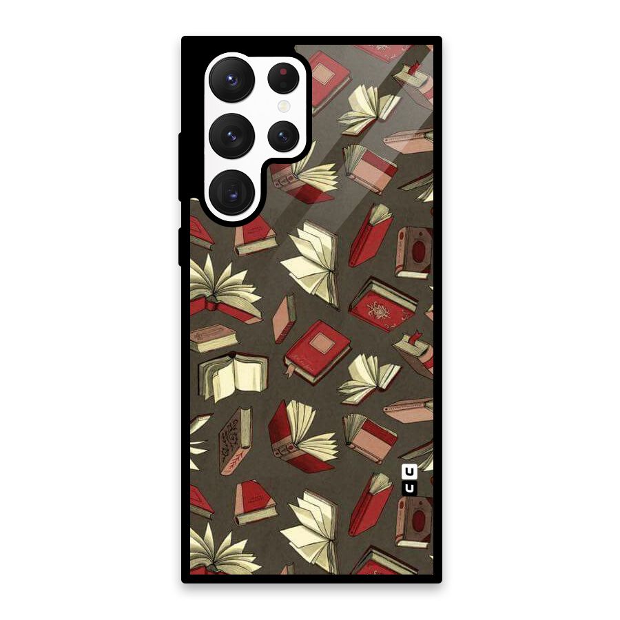 Nerd Head Glass Back Case for Galaxy S22 Ultra 5G