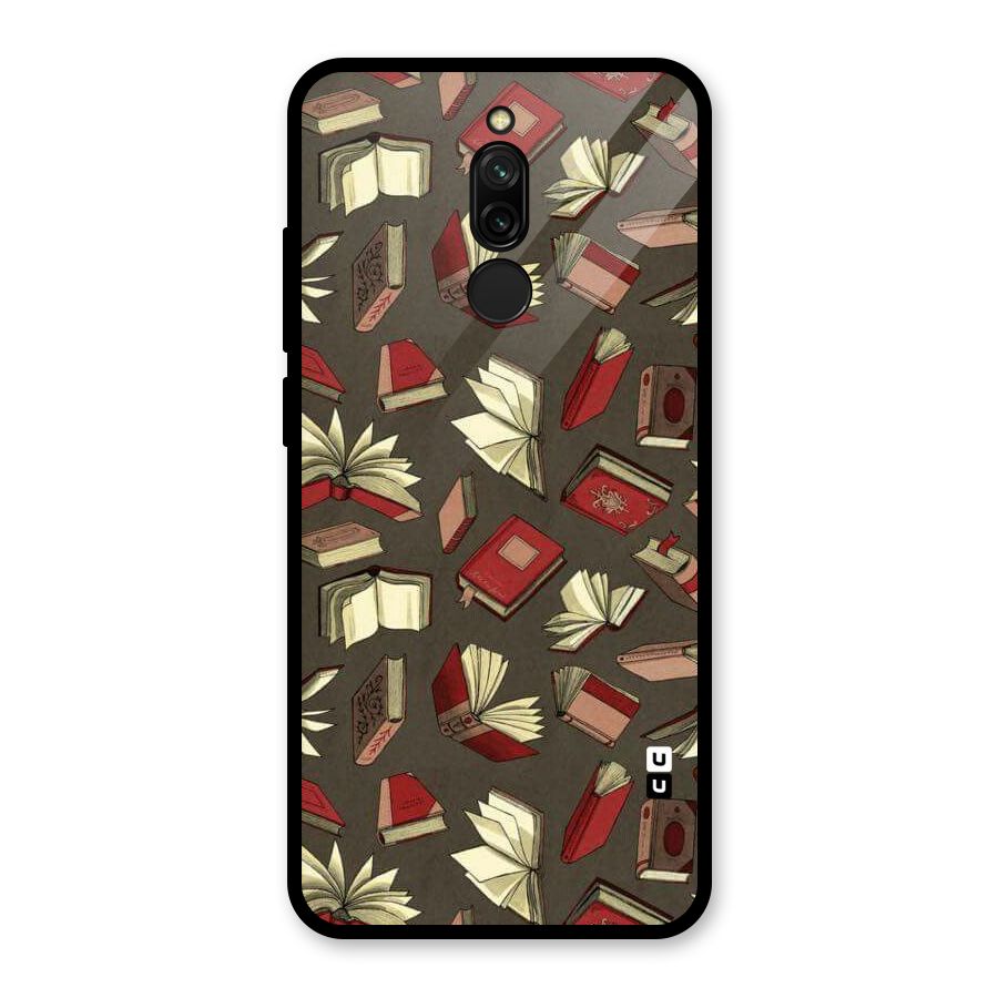 Nerd Head Glass Back Case for Redmi 8