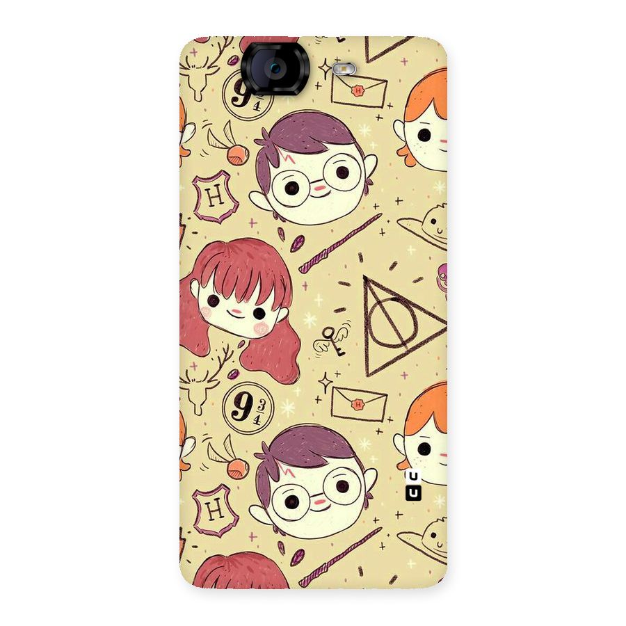 Nerds Back Case for Canvas Knight A350