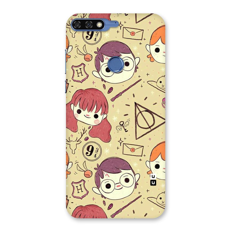 Nerds Back Case for Honor 7C