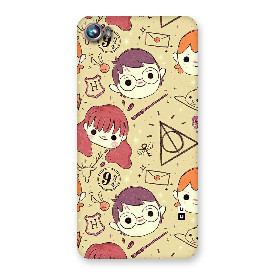 Nerds Back Case for Micromax Canvas Fire 4 A107
