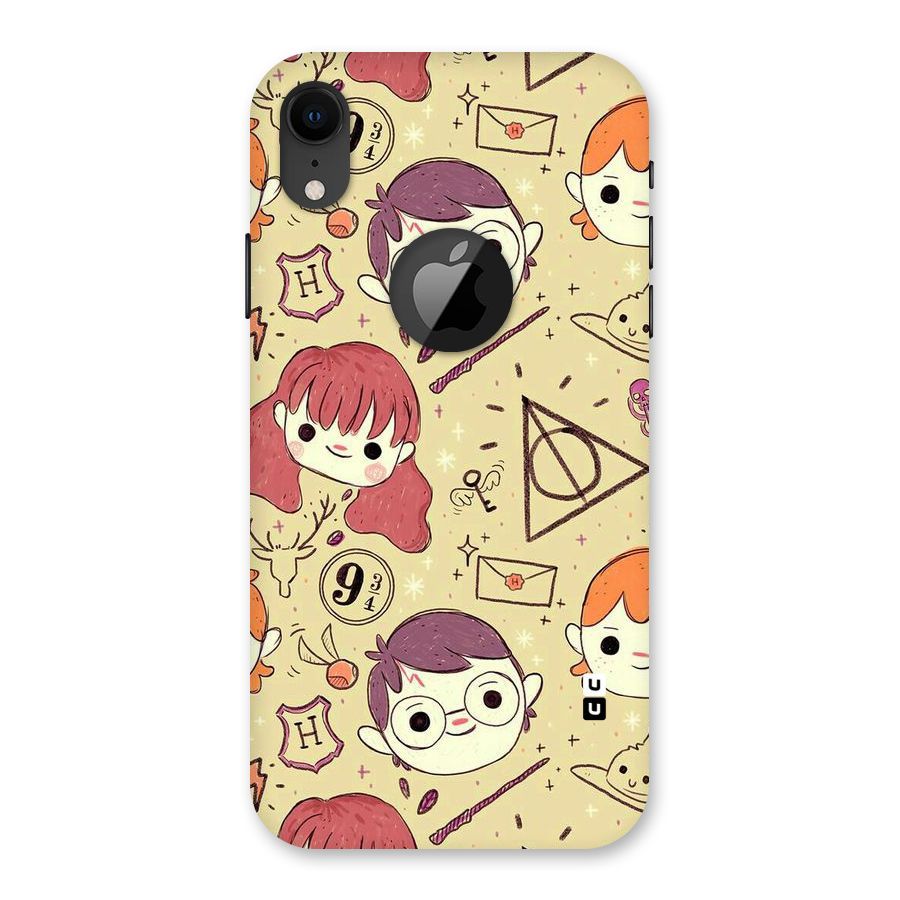 Nerds Back Case for iPhone XR Logo Cut