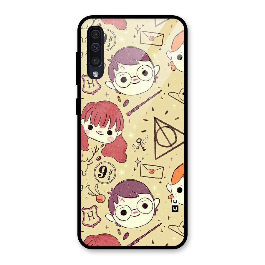 Nerds Glass Back Case for Galaxy A50