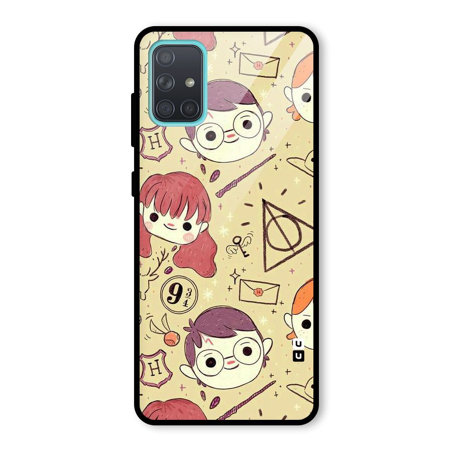 Nerds Glass Back Case for Galaxy A71