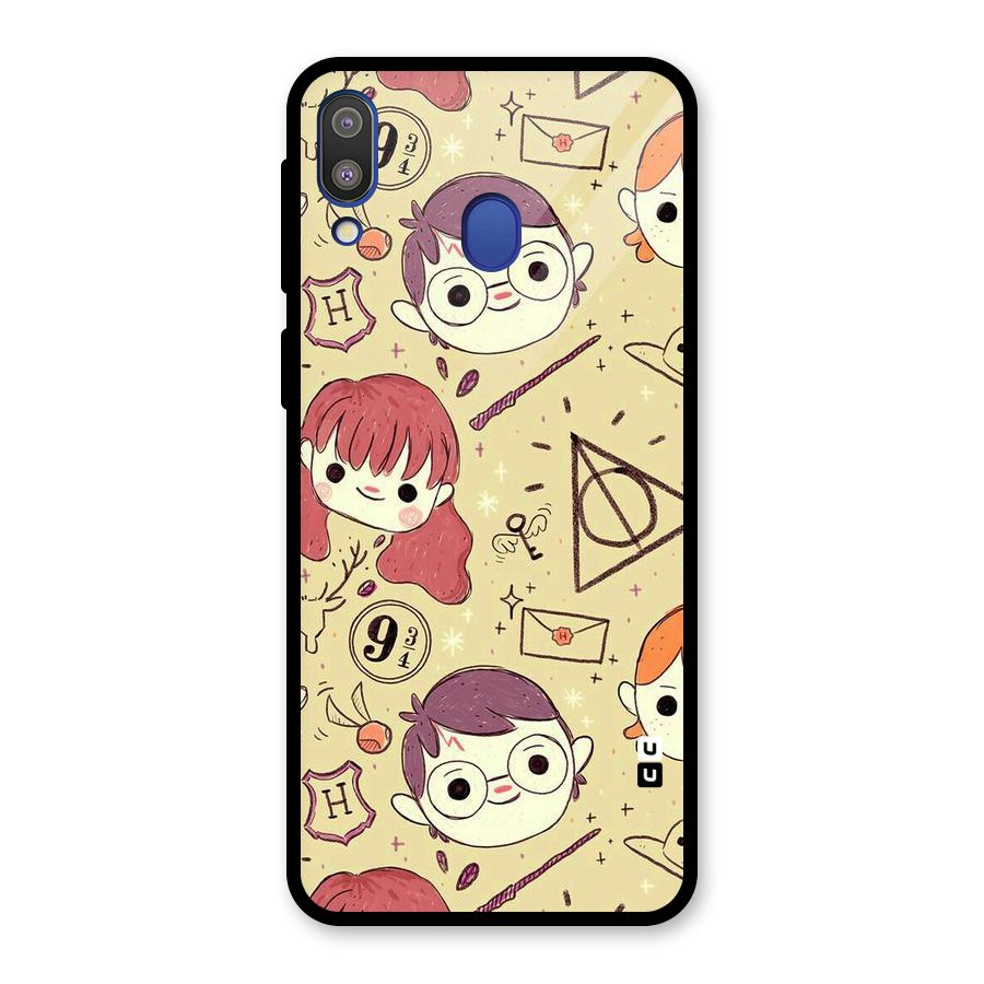 Nerds Glass Back Case for Galaxy M20