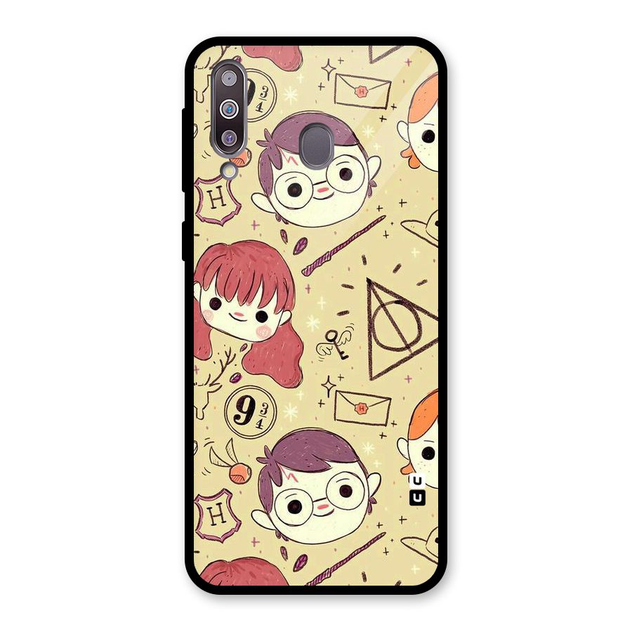 Nerds Glass Back Case for Galaxy M30
