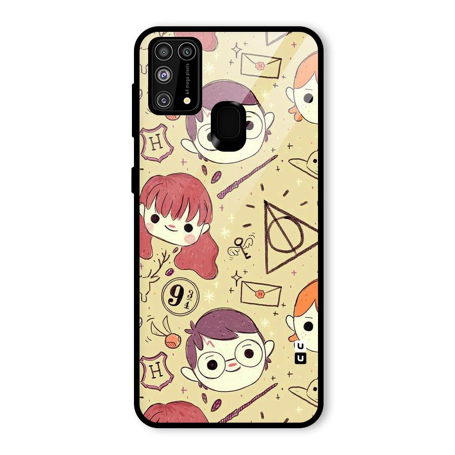 Nerds Glass Back Case for Galaxy M31