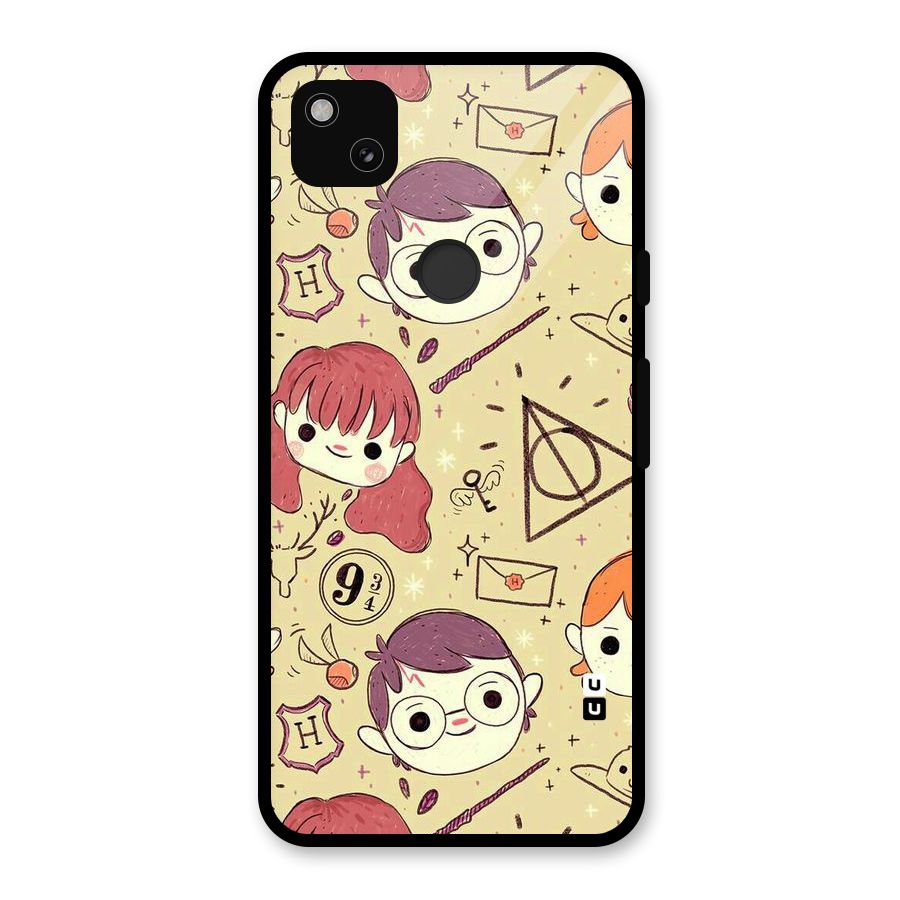 Nerds Glass Back Case for Google Pixel 4a