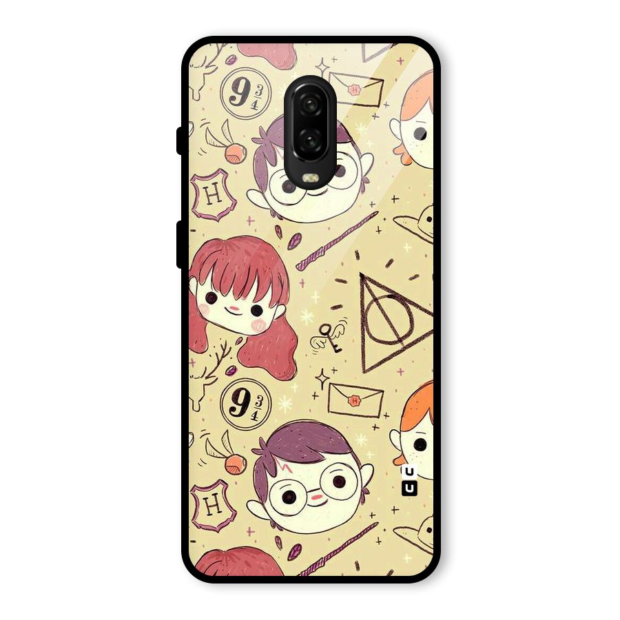 Nerds Glass Back Case for OnePlus 6T