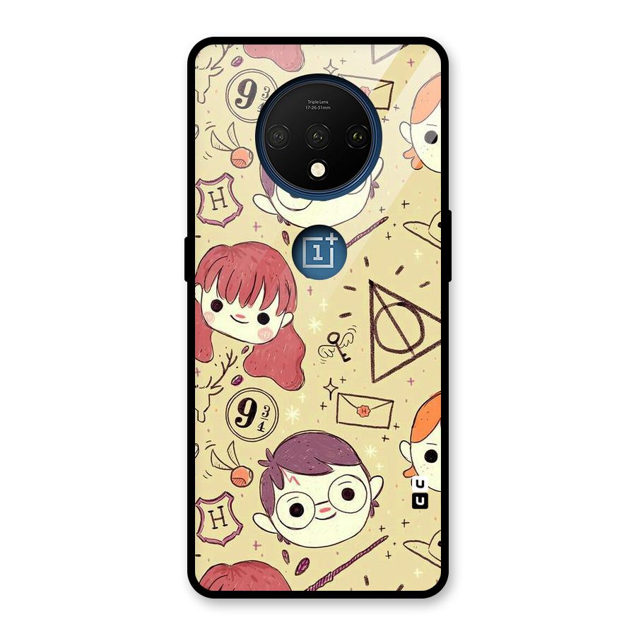 Nerds Glass Back Case for OnePlus 7T