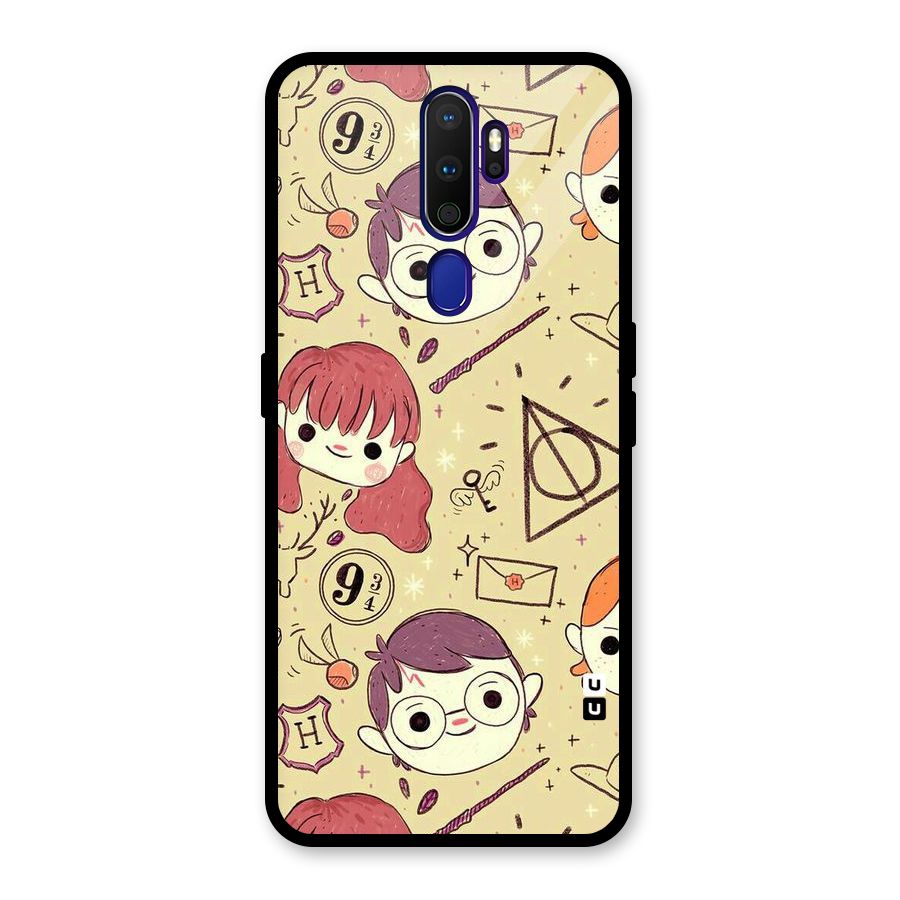 Nerds Glass Back Case for Oppo A9 (2020)