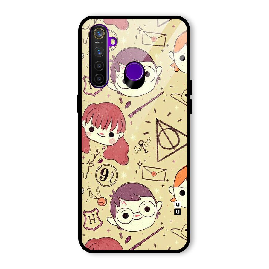 Nerds Glass Back Case for Realme 5 Pro