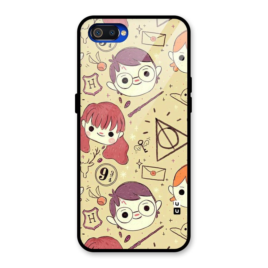Nerds Glass Back Case for Realme C2