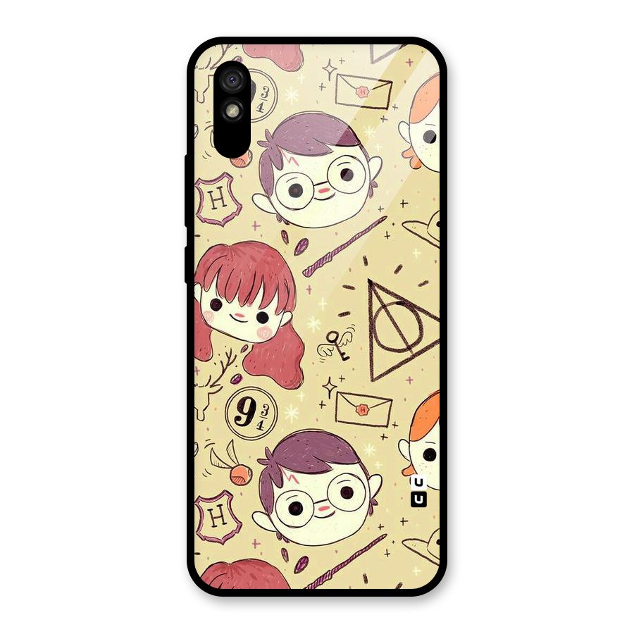 Nerds Glass Back Case for Redmi 9A