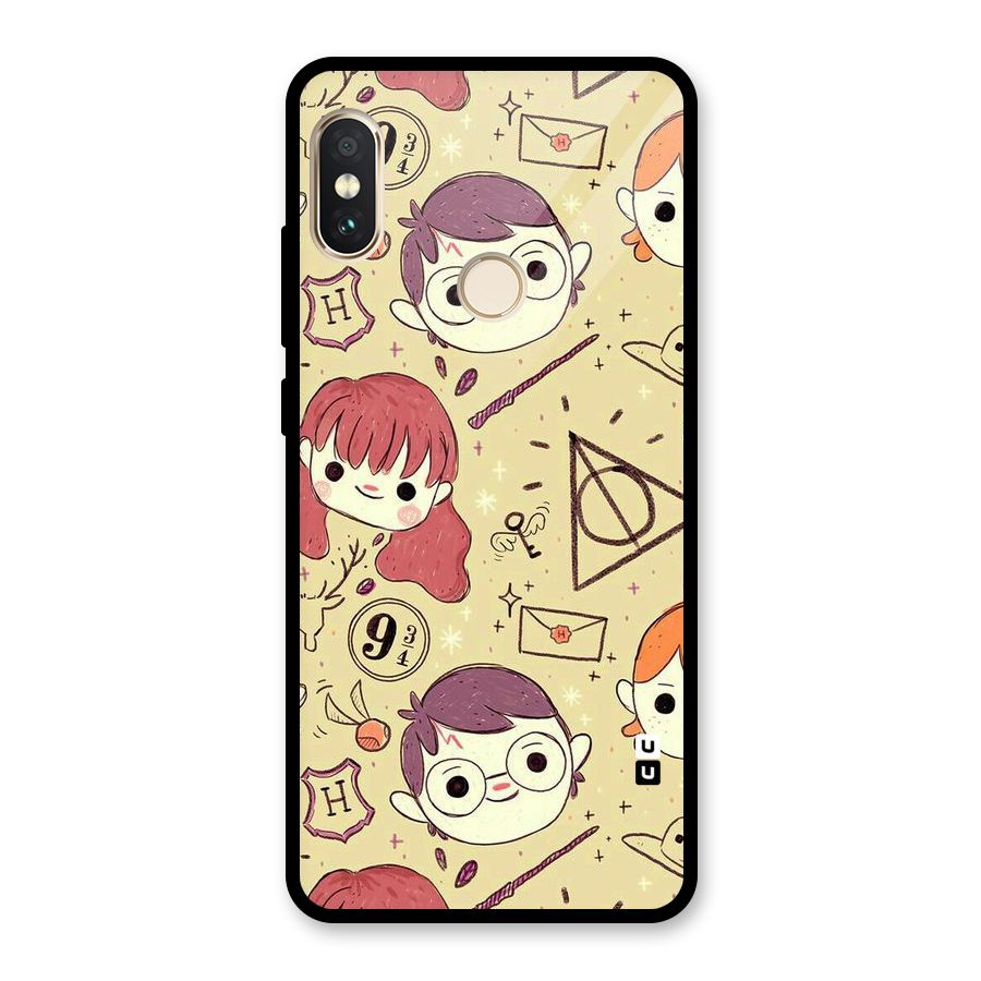 Nerds Glass Back Case for Redmi Note 5 Pro