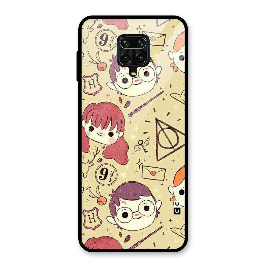 Nerds Glass Back Case for Redmi Note 9 Pro