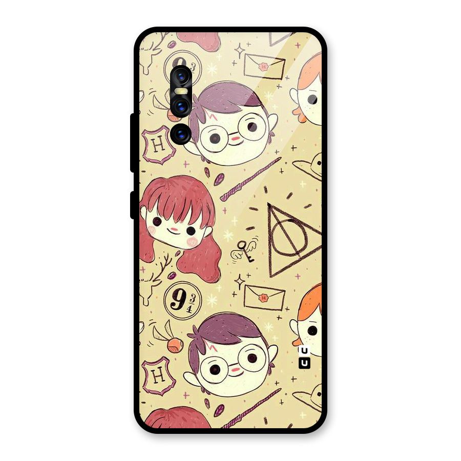Nerds Glass Back Case for Vivo V15 Pro