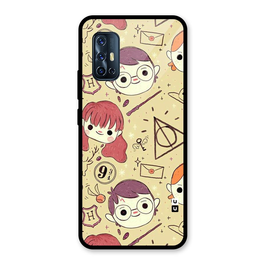 Nerds Glass Back Case for Vivo V17