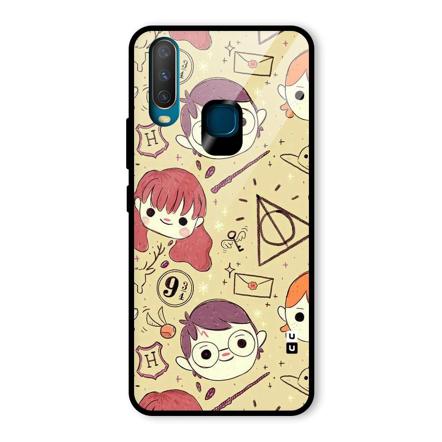 Nerds Glass Back Case for Vivo Y17