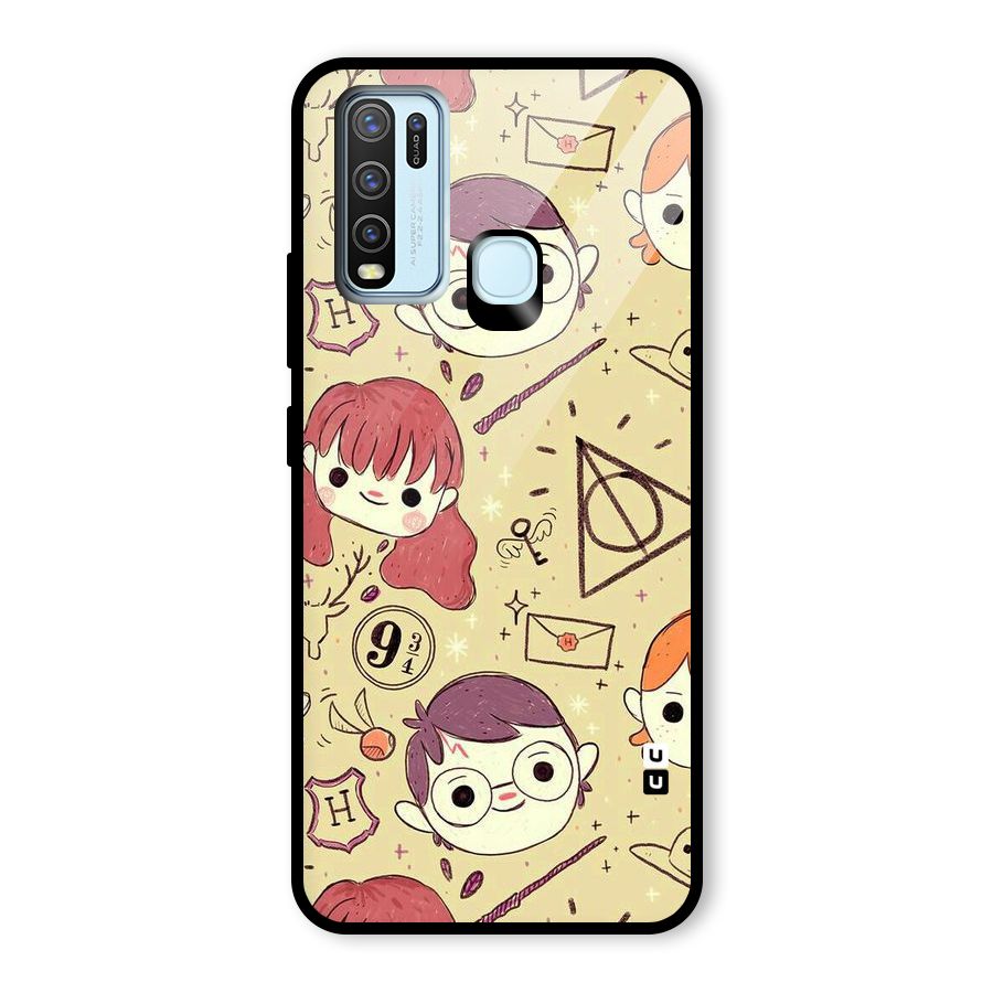 Nerds Glass Back Case for Vivo Y30