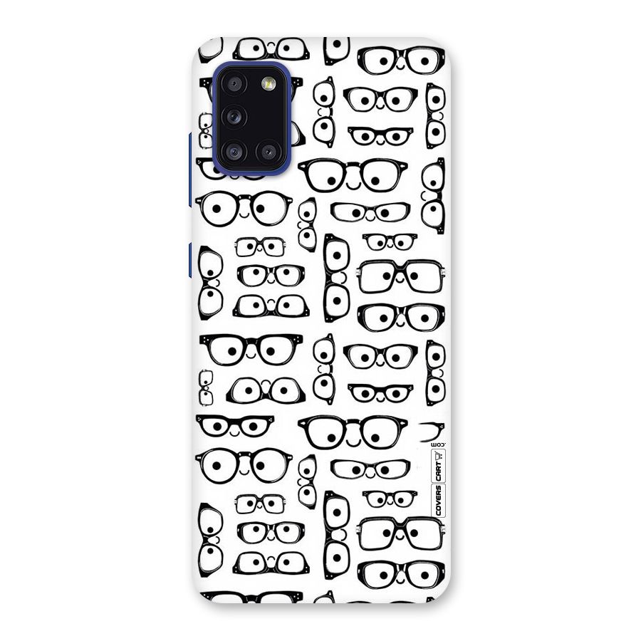 Nerdy Specs Back Case for Galaxy A31