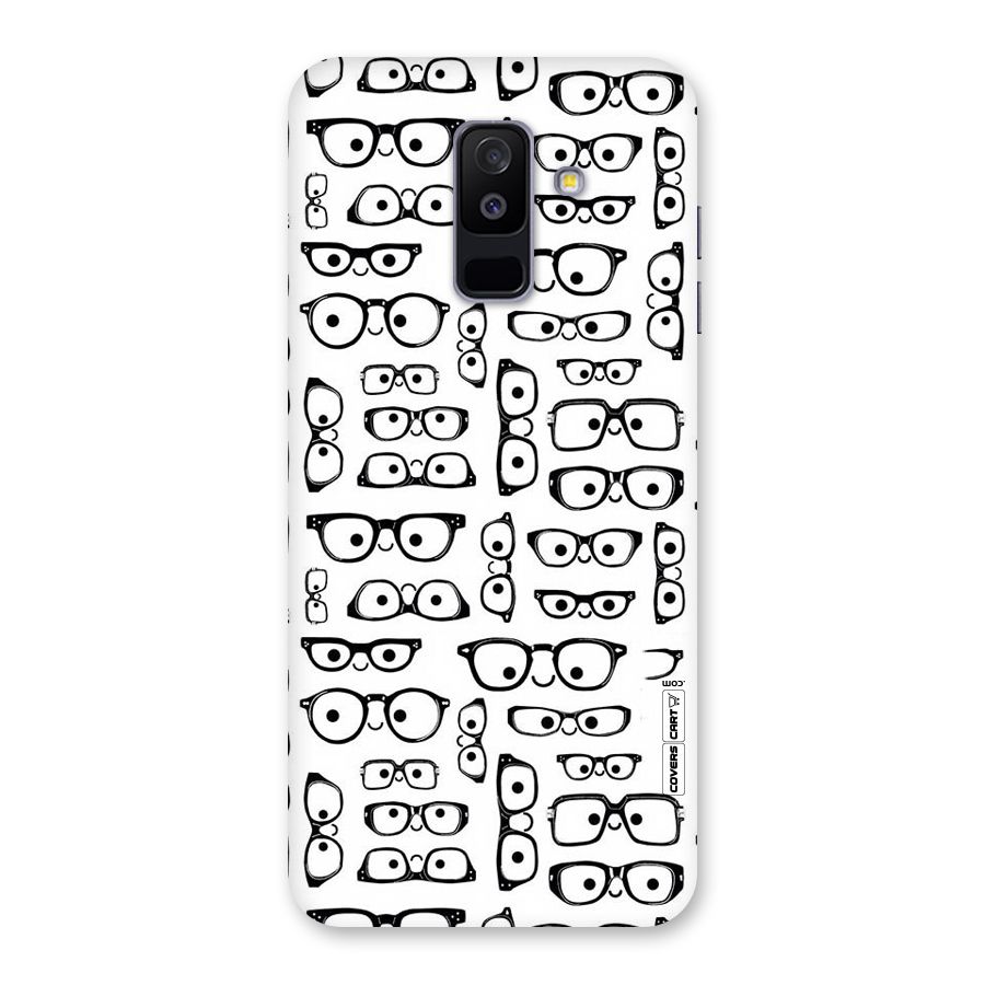 Nerdy Specs Back Case for Galaxy A6 Plus