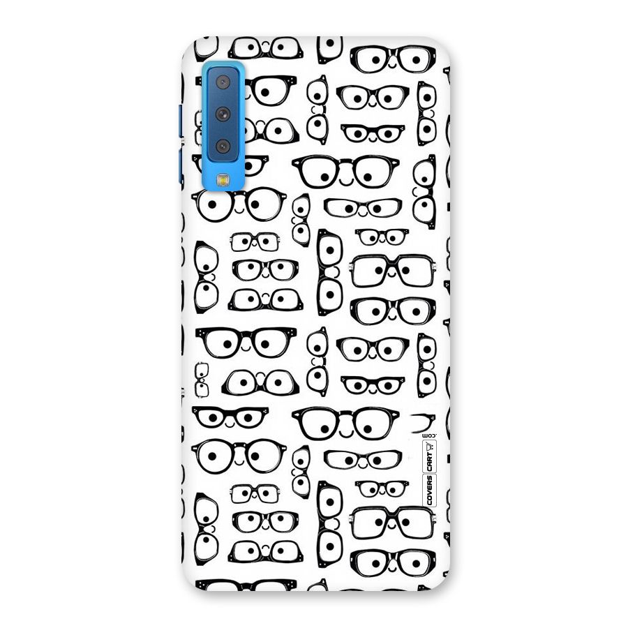 Nerdy Specs Back Case for Galaxy A7 (2018)