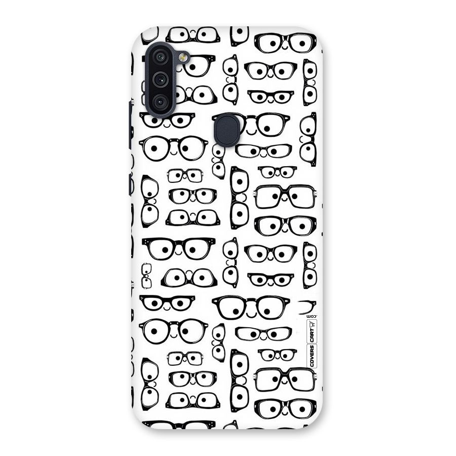 Nerdy Specs Back Case for Galaxy M11