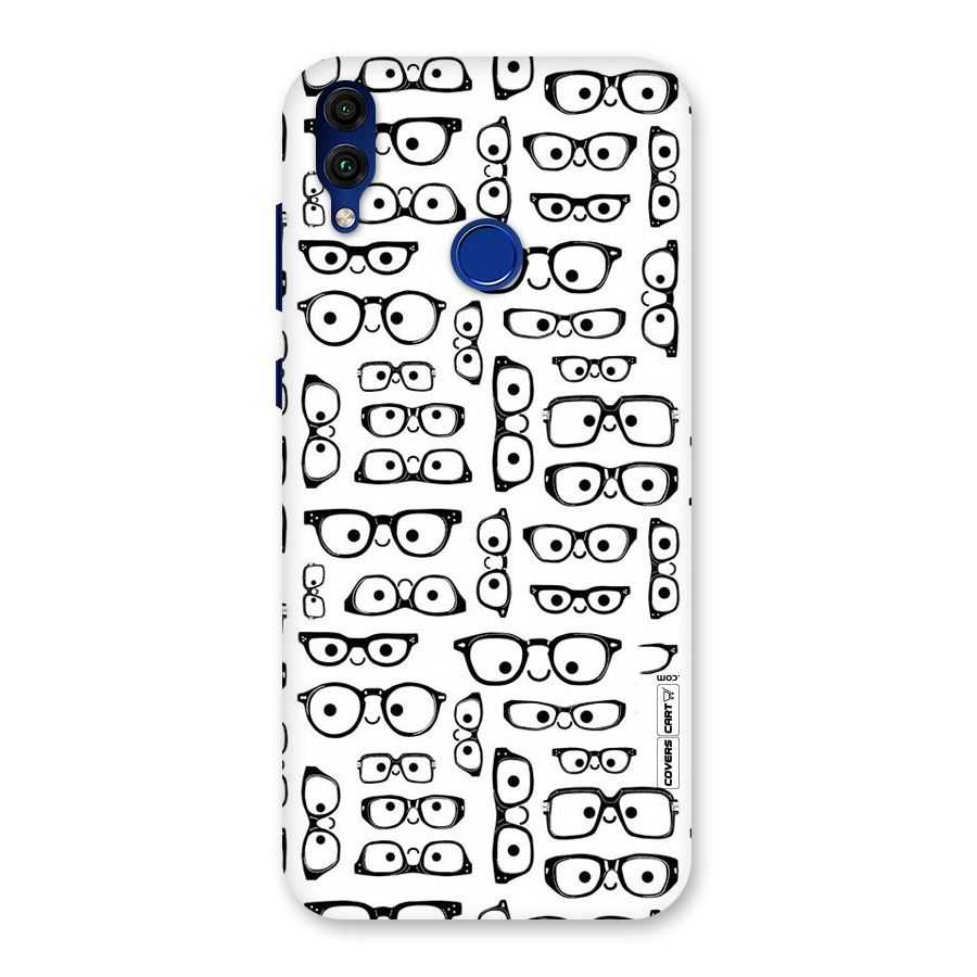 Nerdy Specs Back Case for Honor 8C