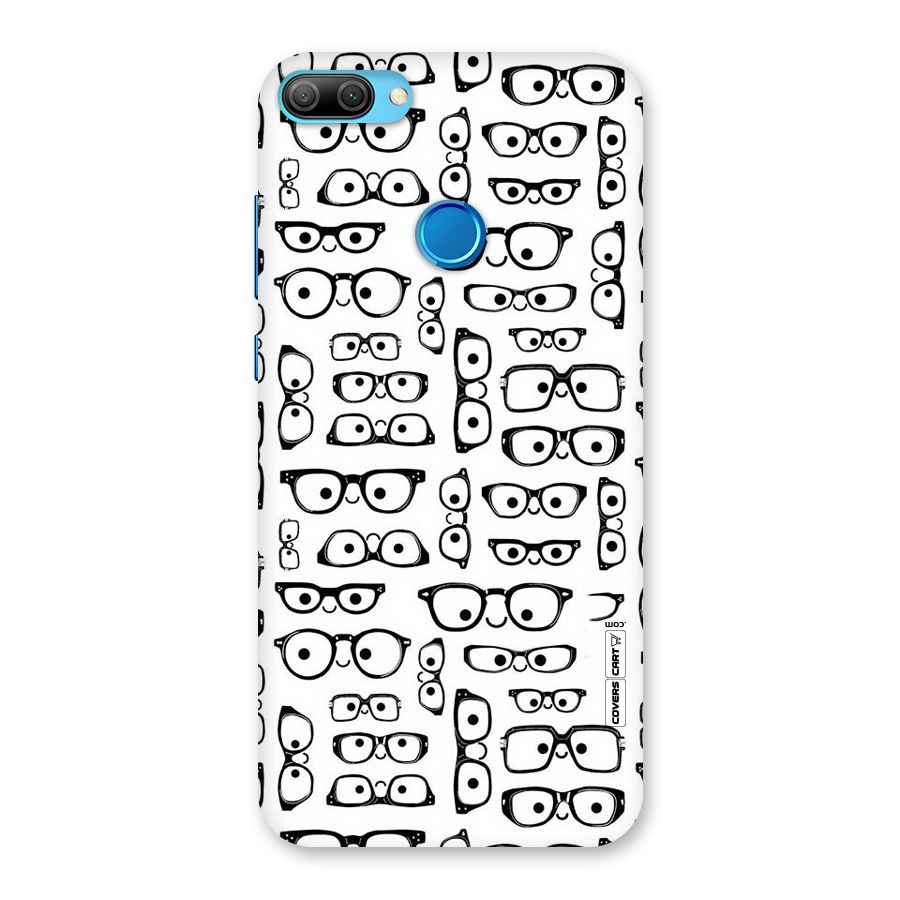 Nerdy Specs Back Case for Honor 9N