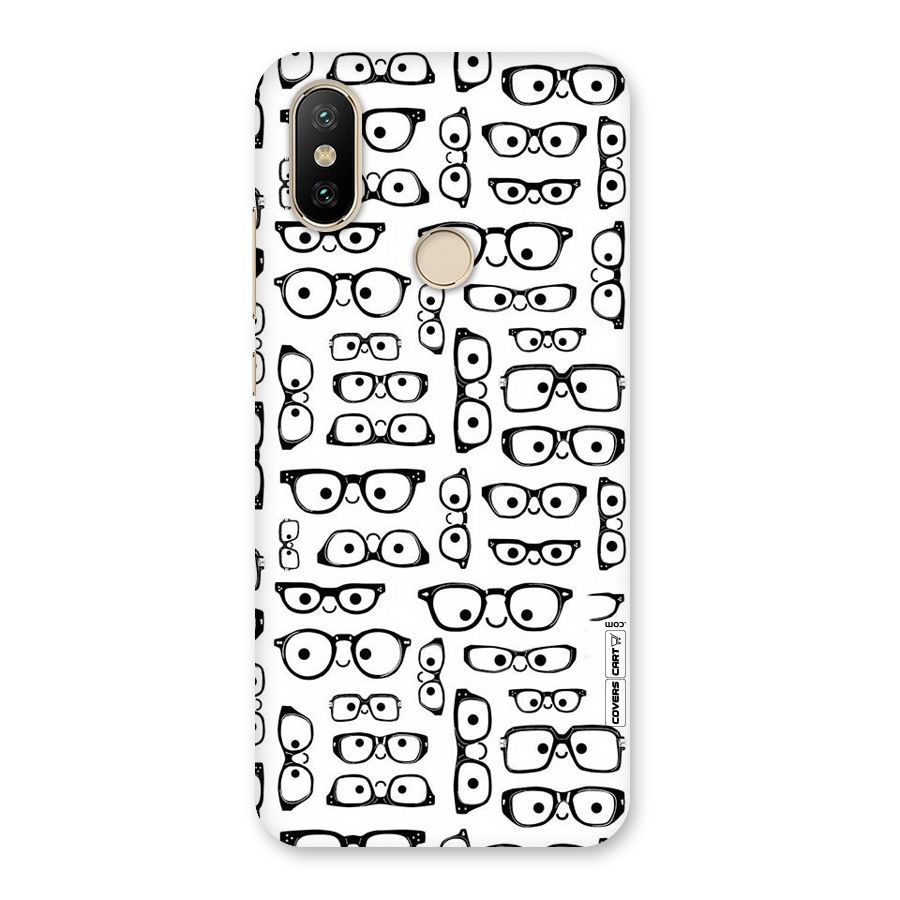 Nerdy Specs Back Case for Mi A2