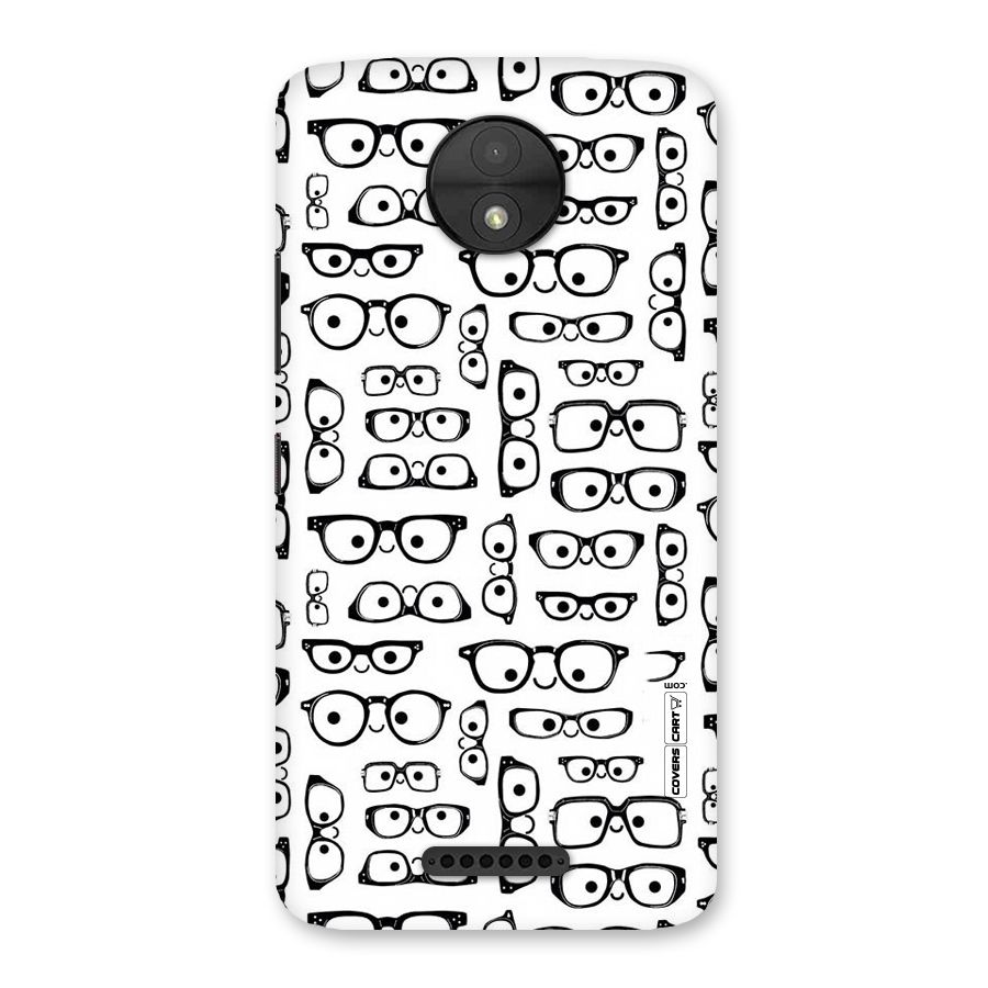 Nerdy Specs Back Case for Moto C