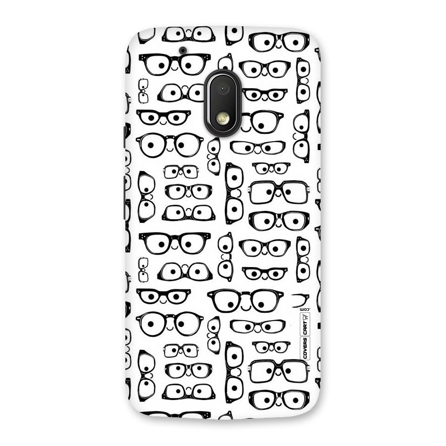 Nerdy Specs Back Case for Moto G4 Play