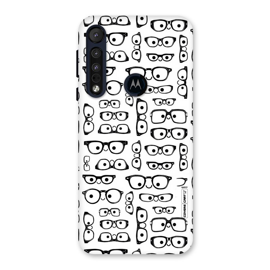 Nerdy Specs Back Case for Motorola One Macro