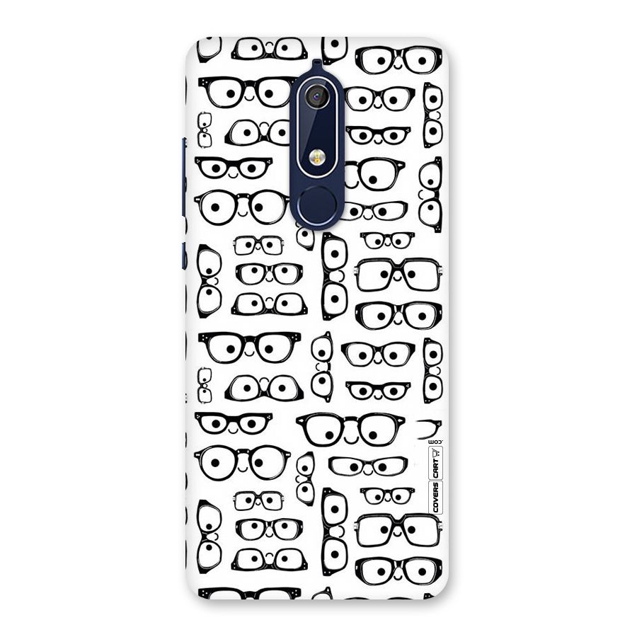 Nerdy Specs Back Case for Nokia 5.1